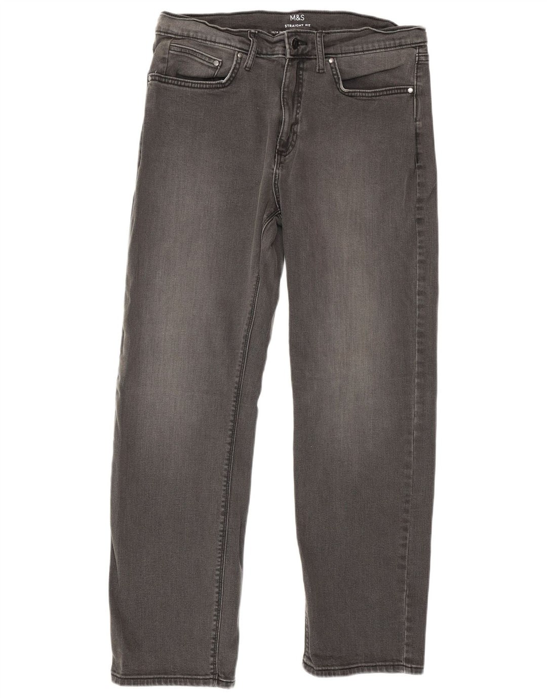 Marks & Spencer Jean droit homme W32 L29 gris coton