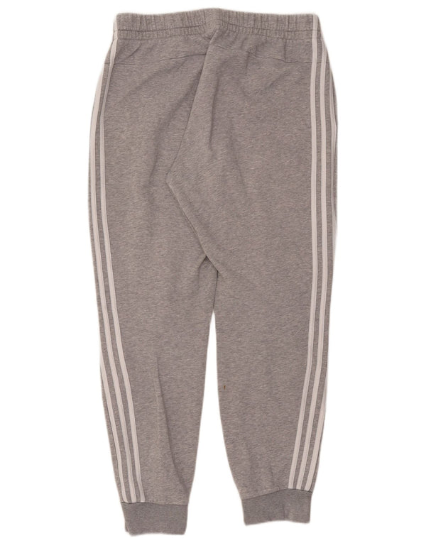 Adidas Pantalon de survêtement pour femme Joggers UK 16/18 Large Gris Coton