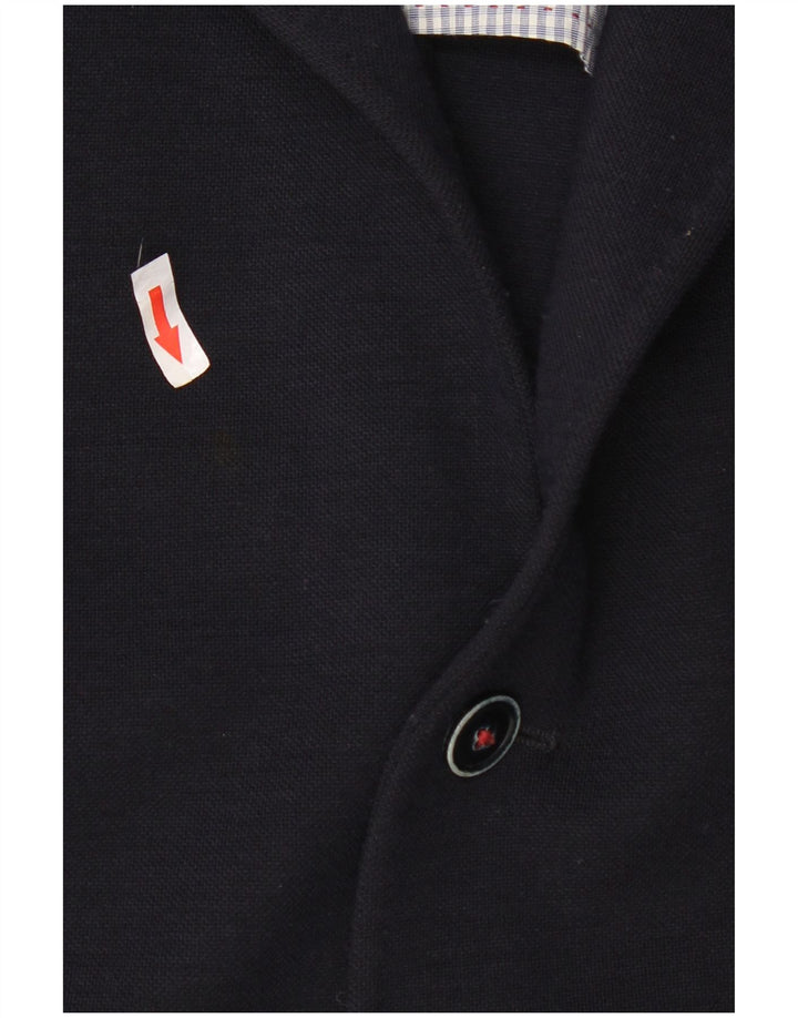 Manuel Ritz Veste Blazer 3 Boutons Homme IT 60 5XL Bleu Marine Acrylique