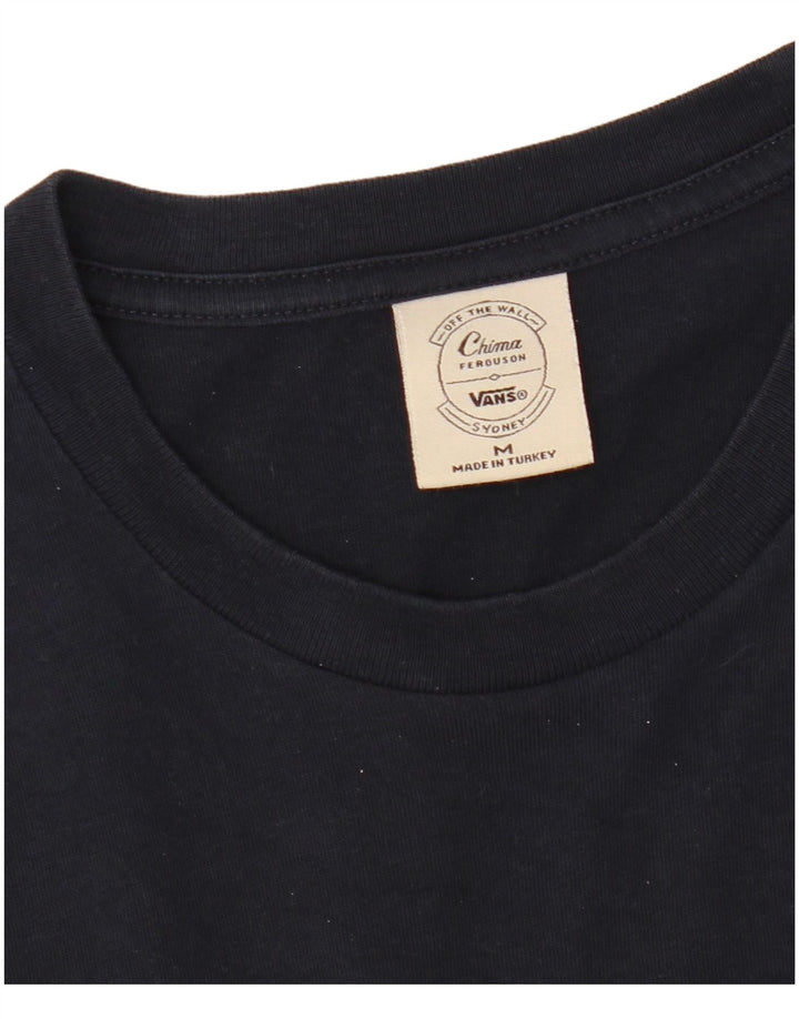 Vans T-Shirt Graphique Homme Bleu Marine Moyen Coton