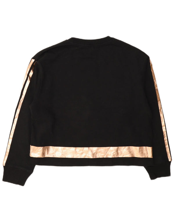 Dkny Sweat-shirt graphique pour femme UK 14 en coton color block noir moyen