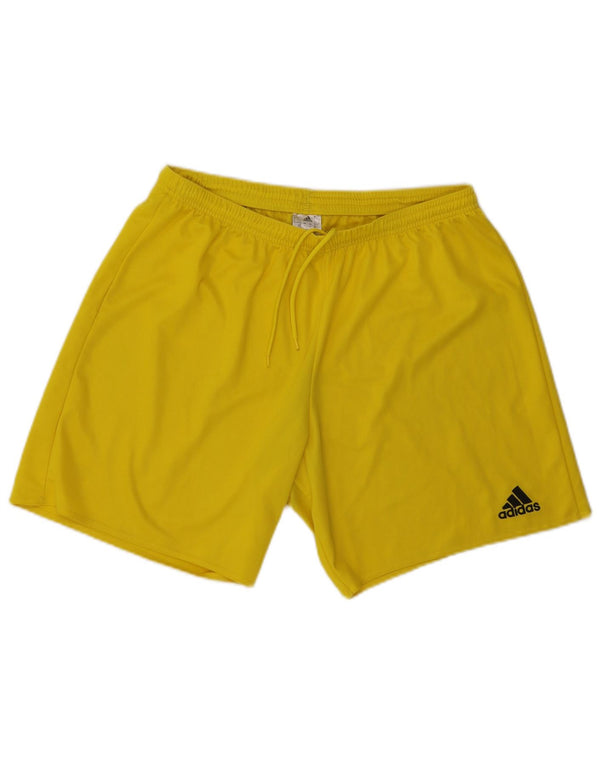 Adidas Short de sport Aeroready XL jaune polyester pour homme