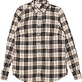 J. CREW Womens Shirt UK 6 XS White Check Cotton Vintage J. Crew and Second-Hand J. Crew from Messina Hembry 
