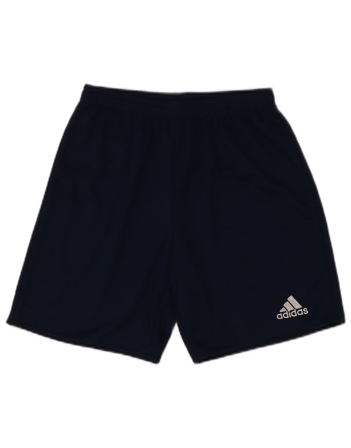 ADIDAS Short de sport Climalite Garçon 15-16 ans Bleu Marine Polyester