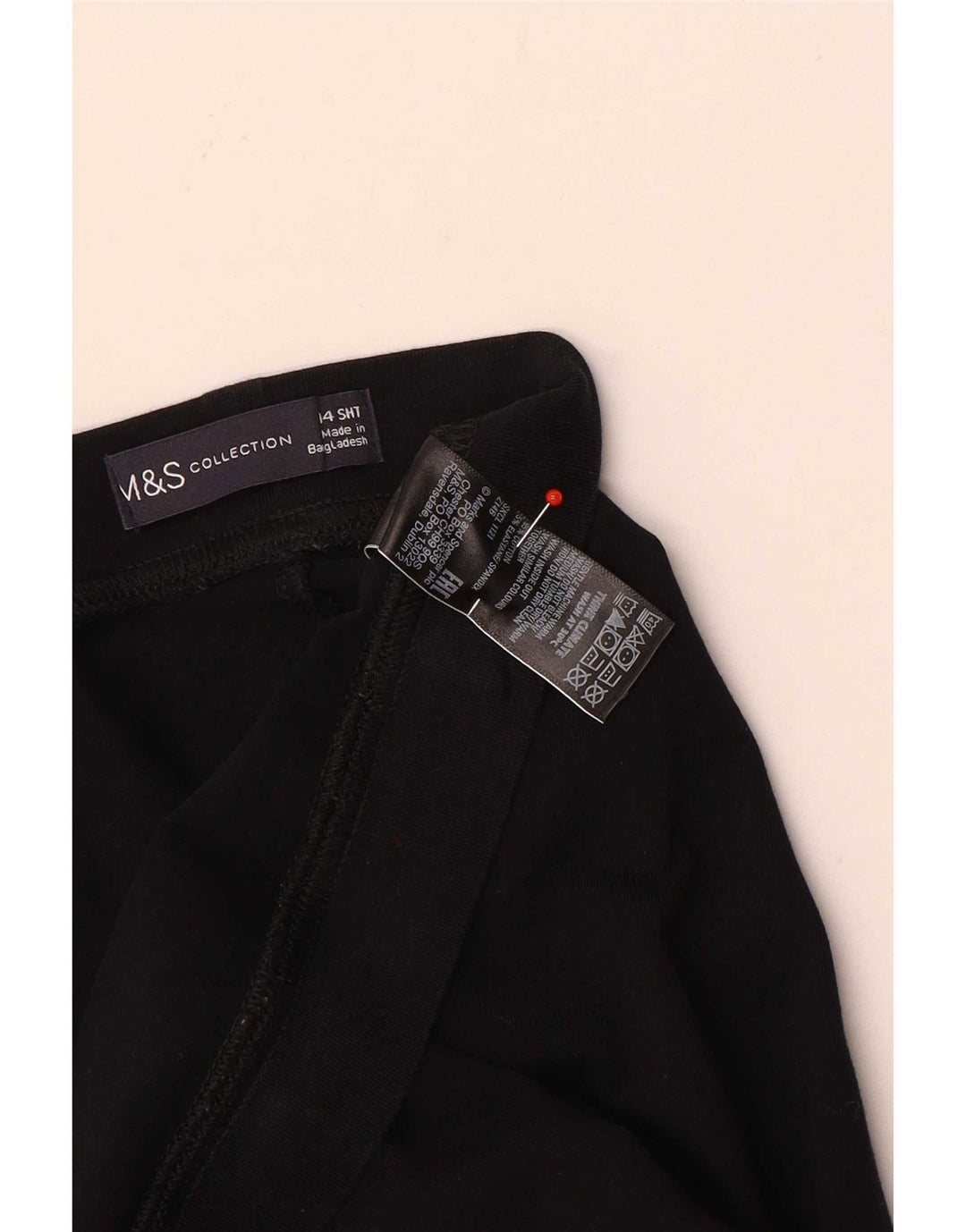 Marks & Spencer Leggings pour femmes UK 14 Large Noir Coton