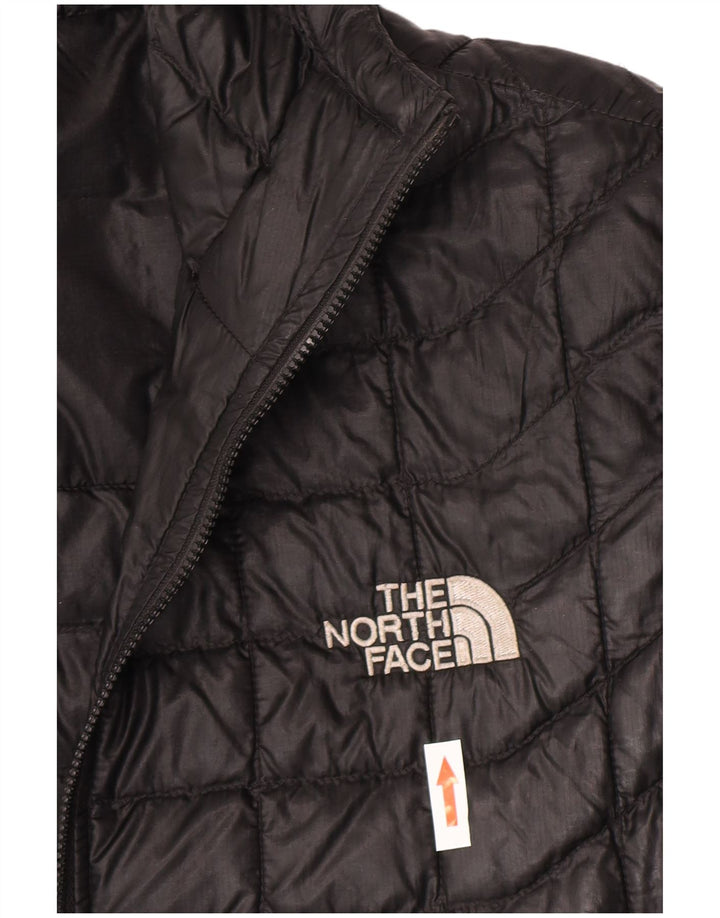 The North Face Veste rembourrée à capuche pour femme UK 14 Medium Black Nylon