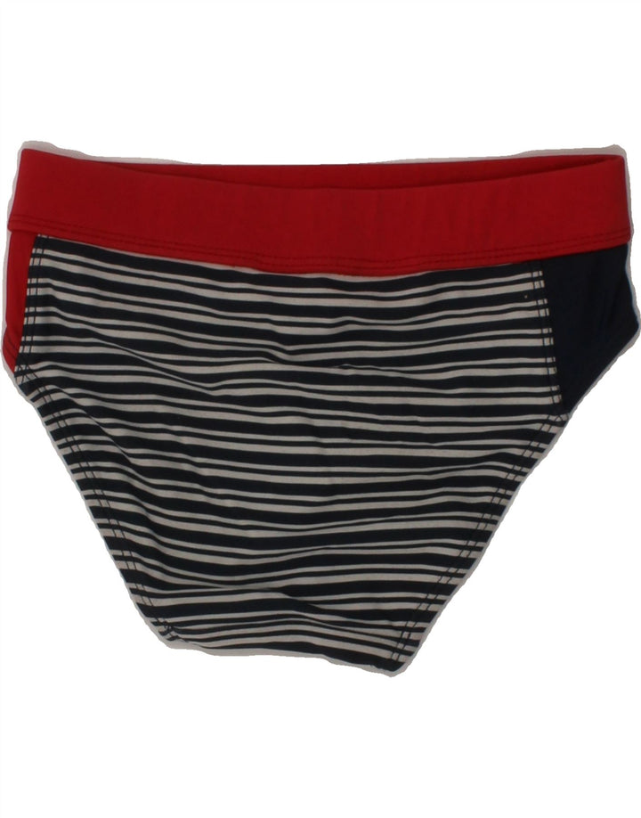 FILA Boys Swimming Shorts 5-6 Years Navy Blue Striped Vintage Fila and Second-Hand Fila from Messina Hembry 