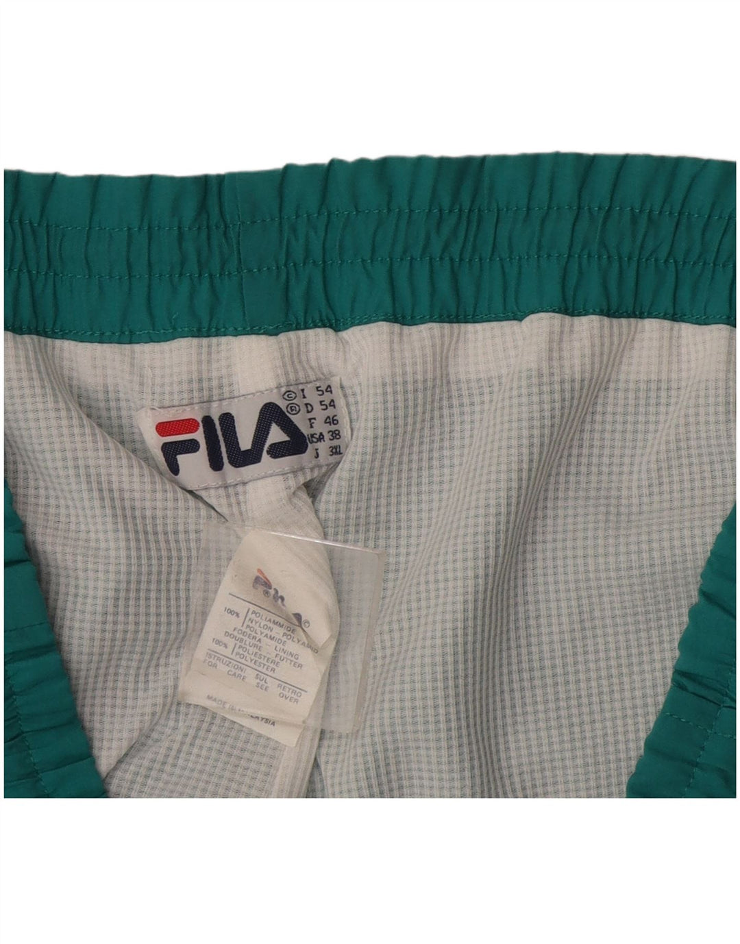 Fila Survêtement Complet IT 54 XL Homme Vert Colorblock Polyamide