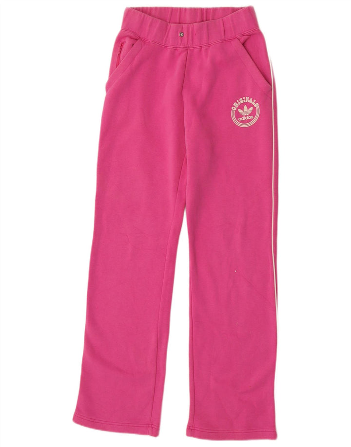 Adidas Pantalon de survêtement pour femme EU 34 Petit Rose Coton