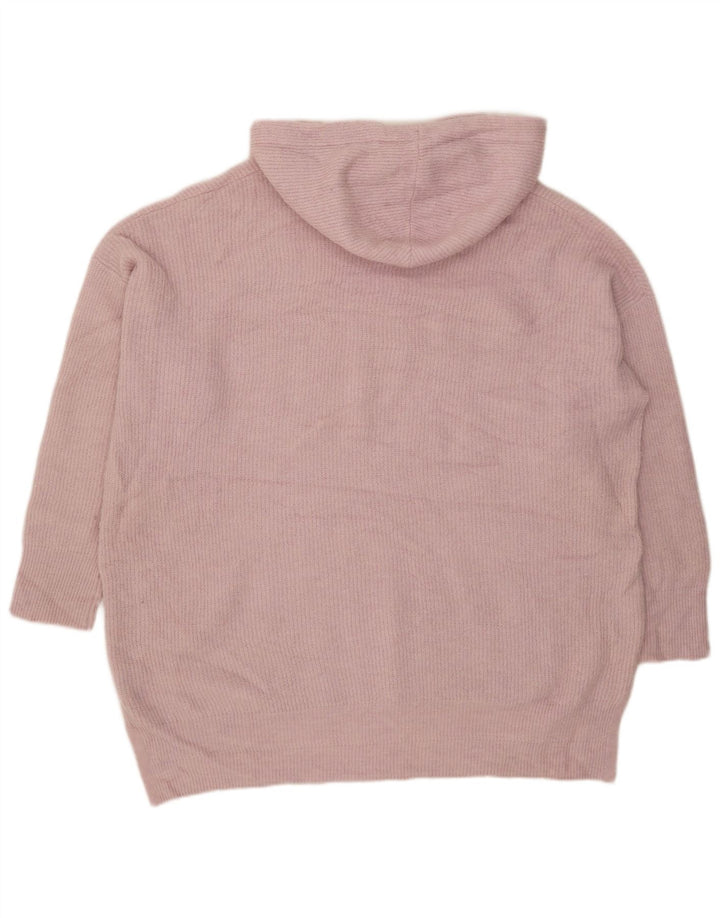 White Stuff Pull surdimensionné à capuche pour femme UK 22 3XL Rose Polyester