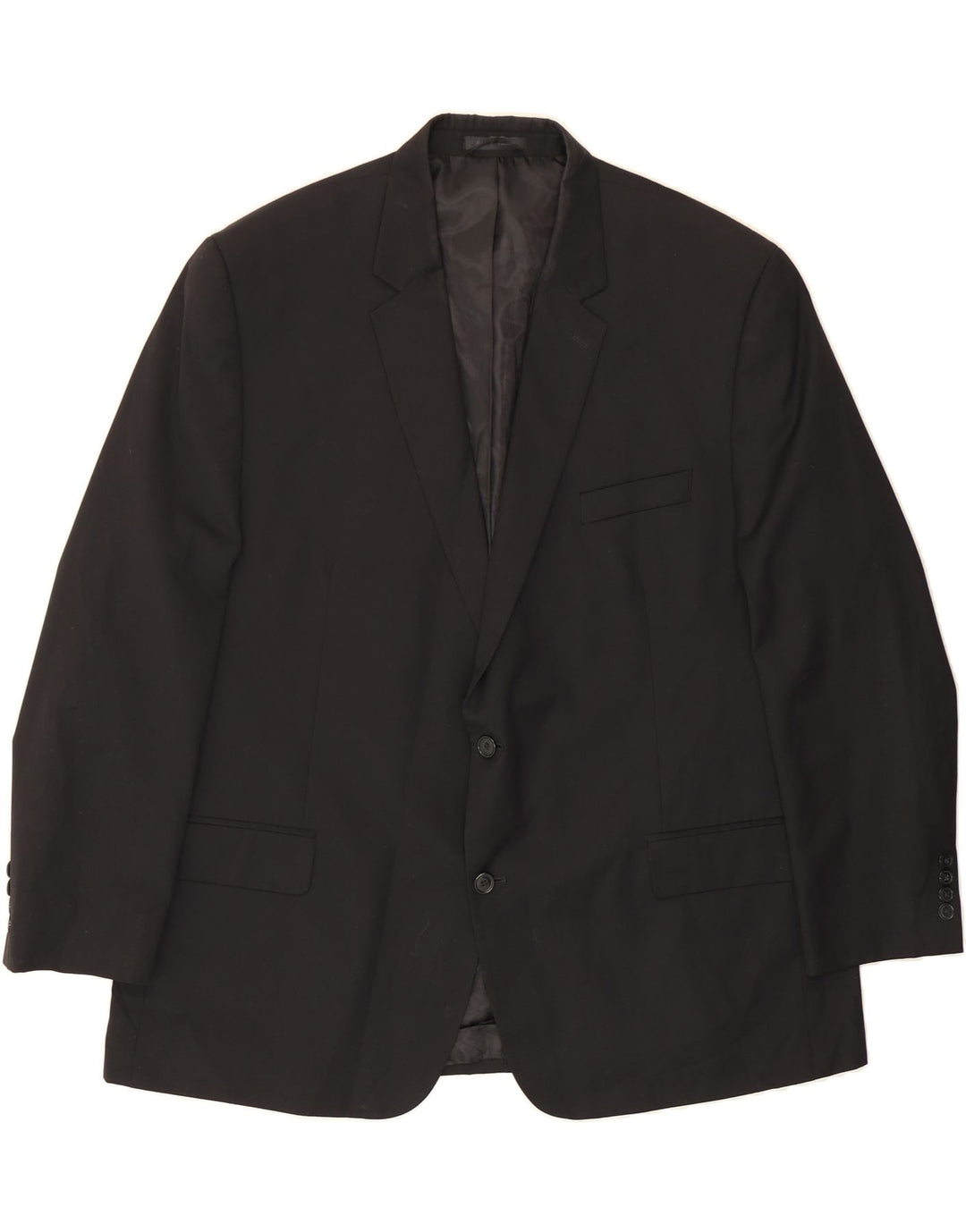 MICHAEL KORS Mens 2 Button Blazer Jacket IT 52 XL Black Wool Vintage Michael Kors and Second-Hand Michael Kors from Messina Hembry 