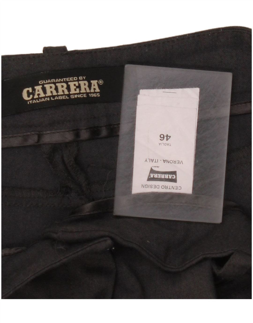 CARRERA Pantalon décontracté slim pour femme IT 46 Large W32 L29 Gris Polyester