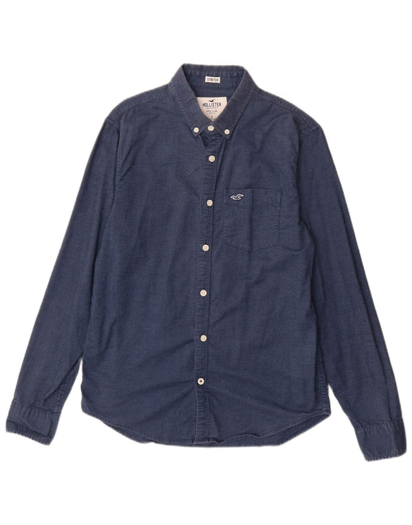 Hollister Chemise Homme Small Bleu Marine Coton