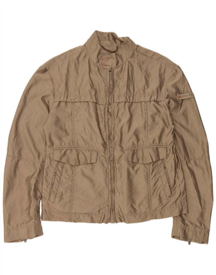 PEUTEREY Veste Bomber Femme UK 20 2XL Vert Polyester