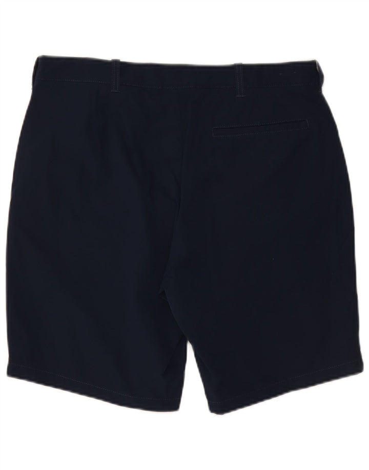 J. CREW Short Chino Homme W33 Bleu Marine Moyen Polyester