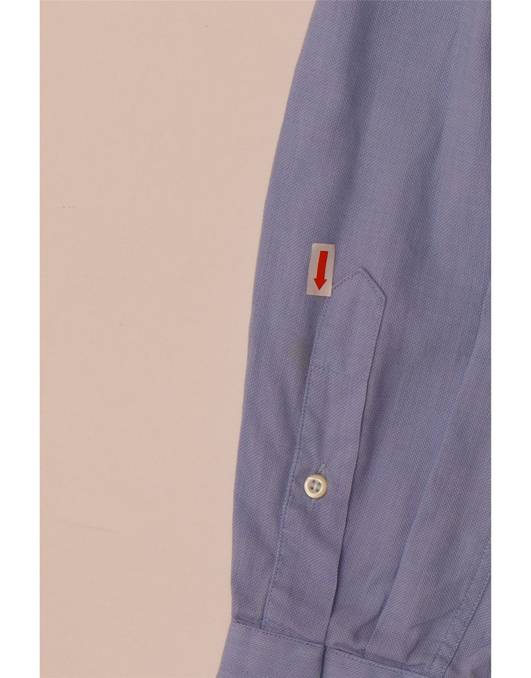 Roccobarocco Chemise Homme Taille 42 16 1/2 Grand Coton Bleu