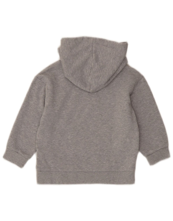 Lacoste Pull à capuche graphique coupe décontractée pour garçon 4-5 ans Gris moucheté