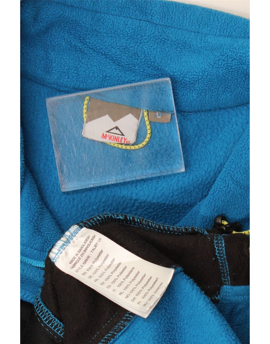 MCKINLEY Veste Polaire Femme UK 16 Grand Bleu Colorblock Polyester