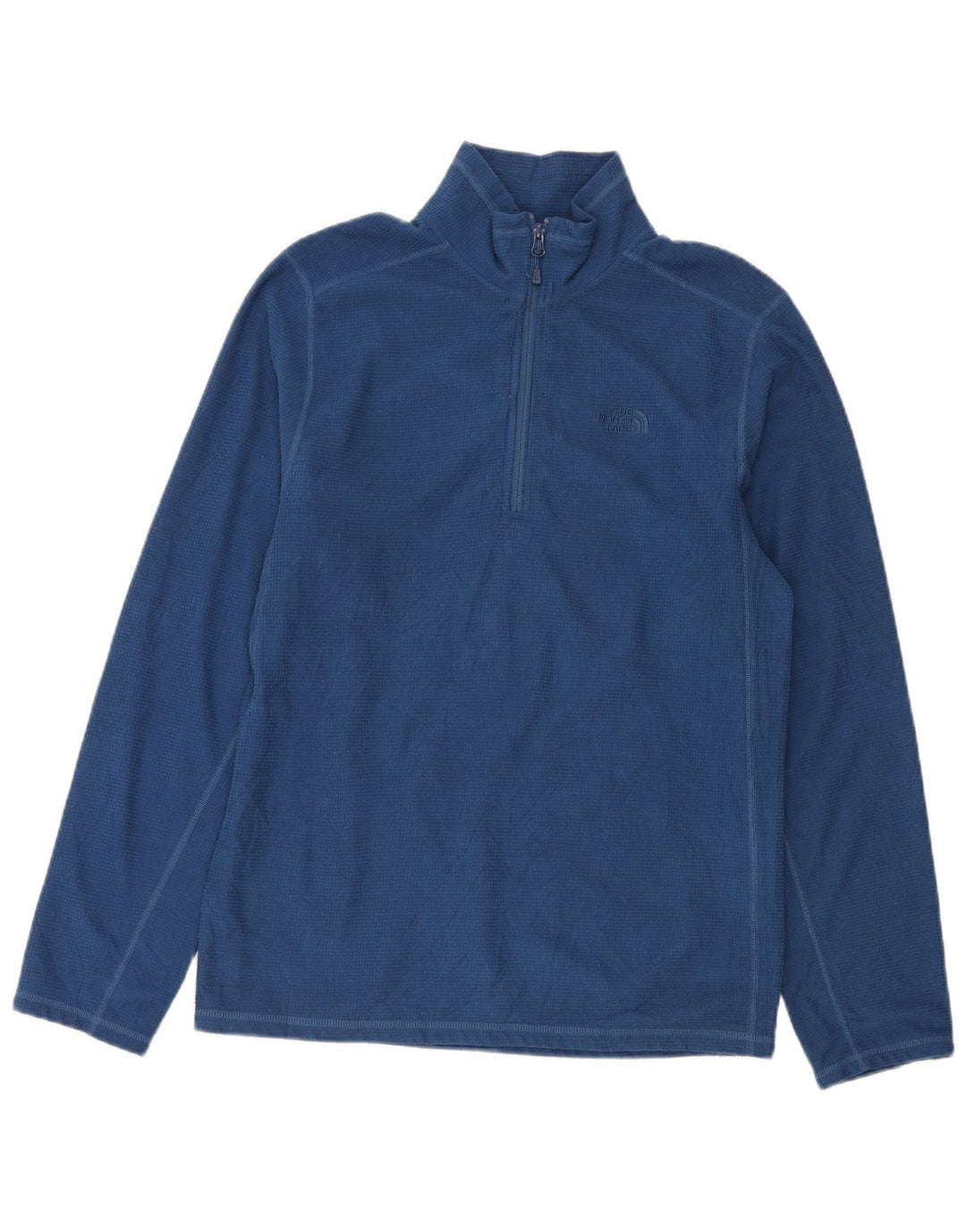 The North Face Pull polaire à col zippé pour homme Bleu marine moyen Polyester