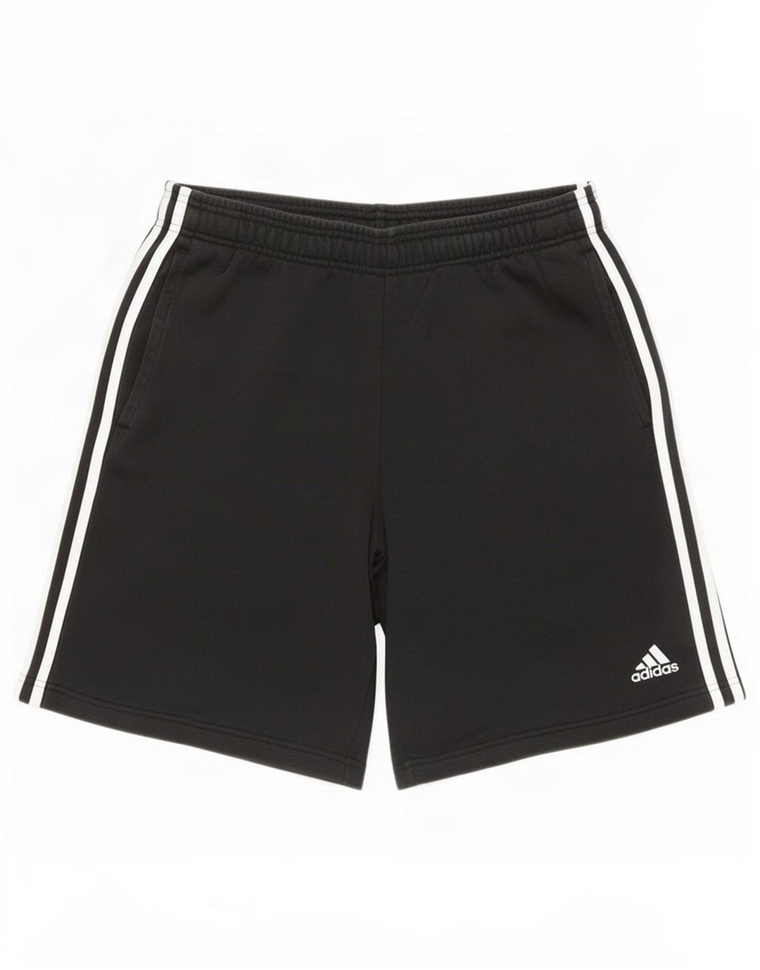 Adidas Short de sport pour homme en coton noir moyen