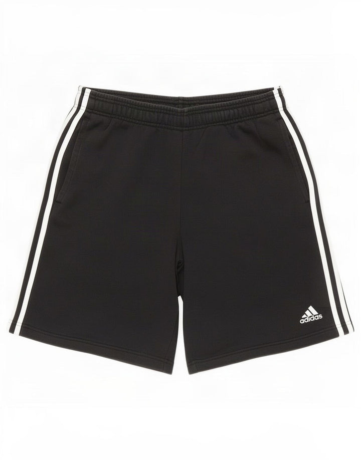 Adidas Short de sport pour homme en coton noir moyen