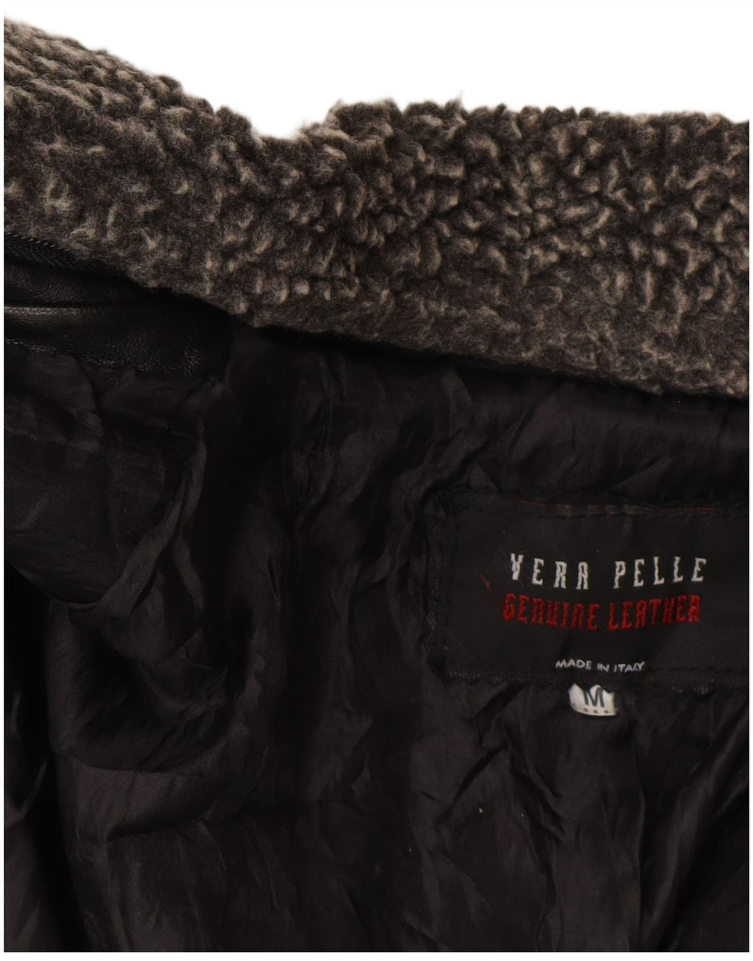 VINTAGE Manteau en cuir coupe ample pour homme UK 38 Cuir noir moyen