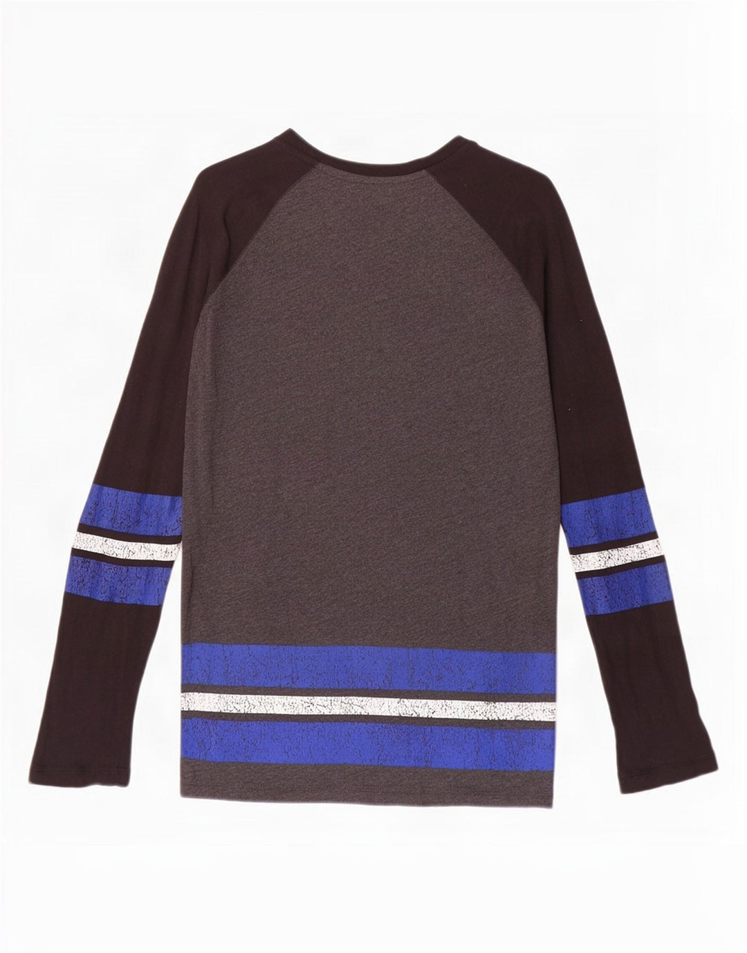 Champion Haut graphique à manches longues pour homme en coton color block Gris Taille S