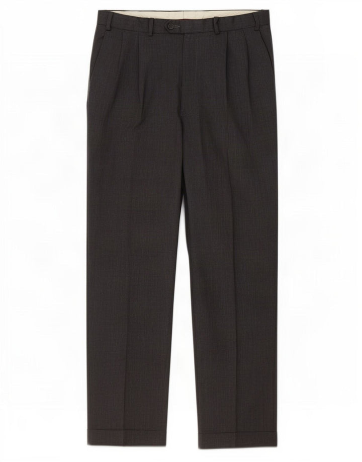 Marks & Spencer Pantalon de costume pour homme W36 L33 Gris laine