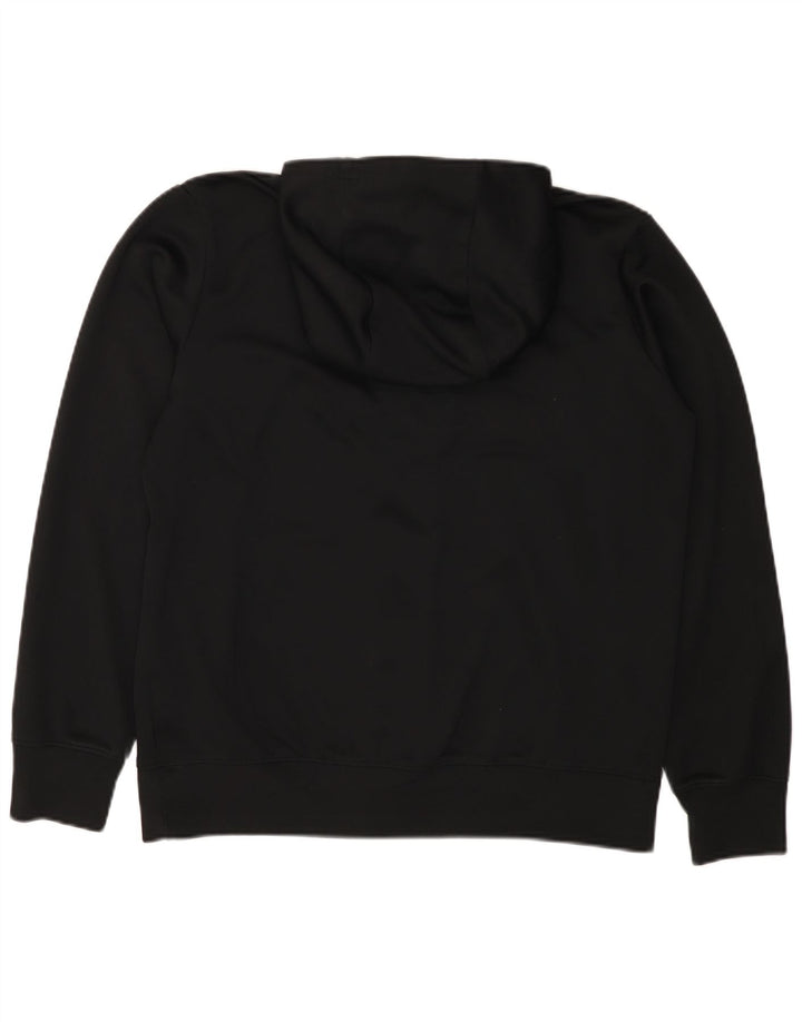 Nike Pull à capuche zippé pour homme Large Noir Polyester
