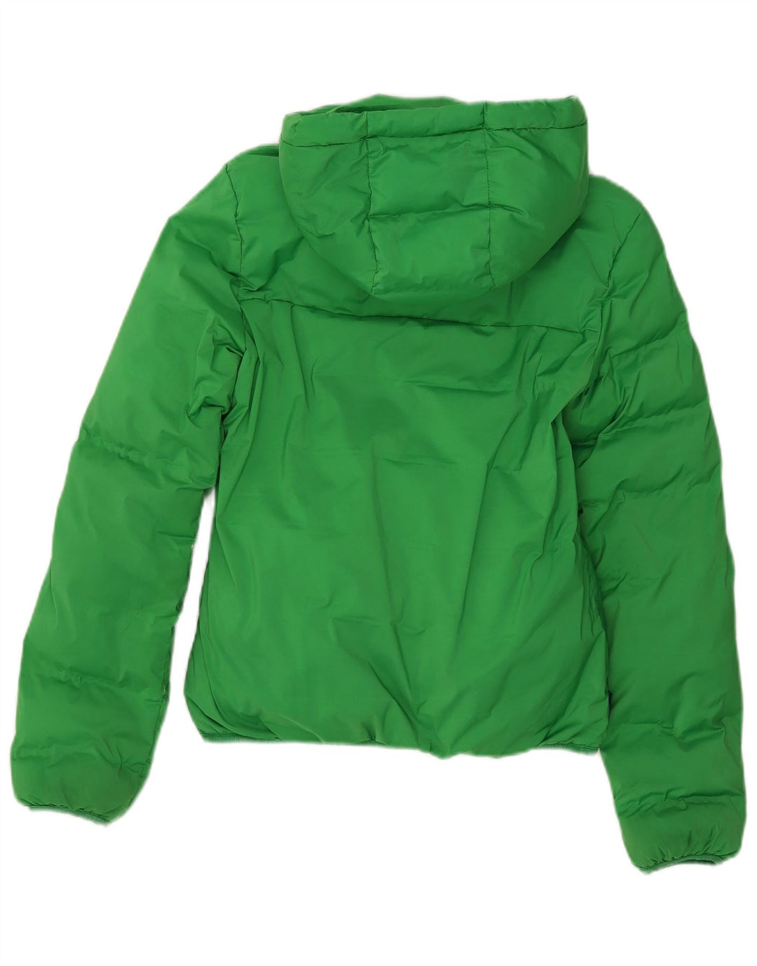 Superdry Veste matelassée à capuche pour femme UK 8 Small Vert Polyester