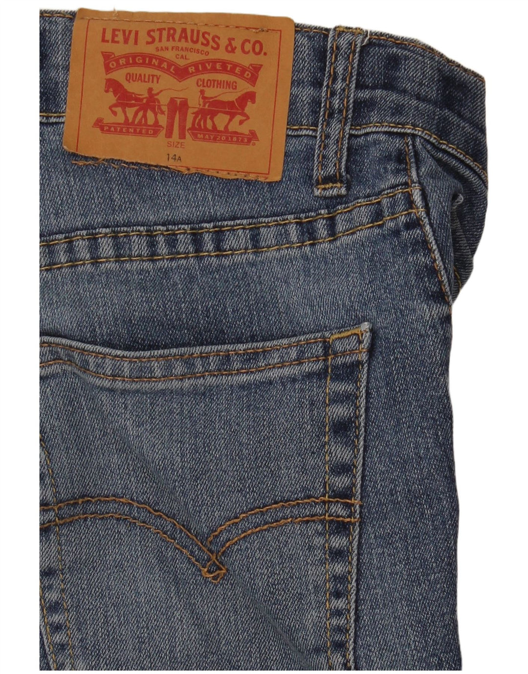 Levi's Garçon 511 Jean Slim 13-14 ans W28 L29 Bleu Coton