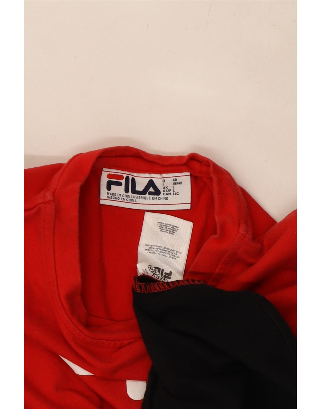FILA Body Graphique Femme UK 14 Large Multicolore Colourblock