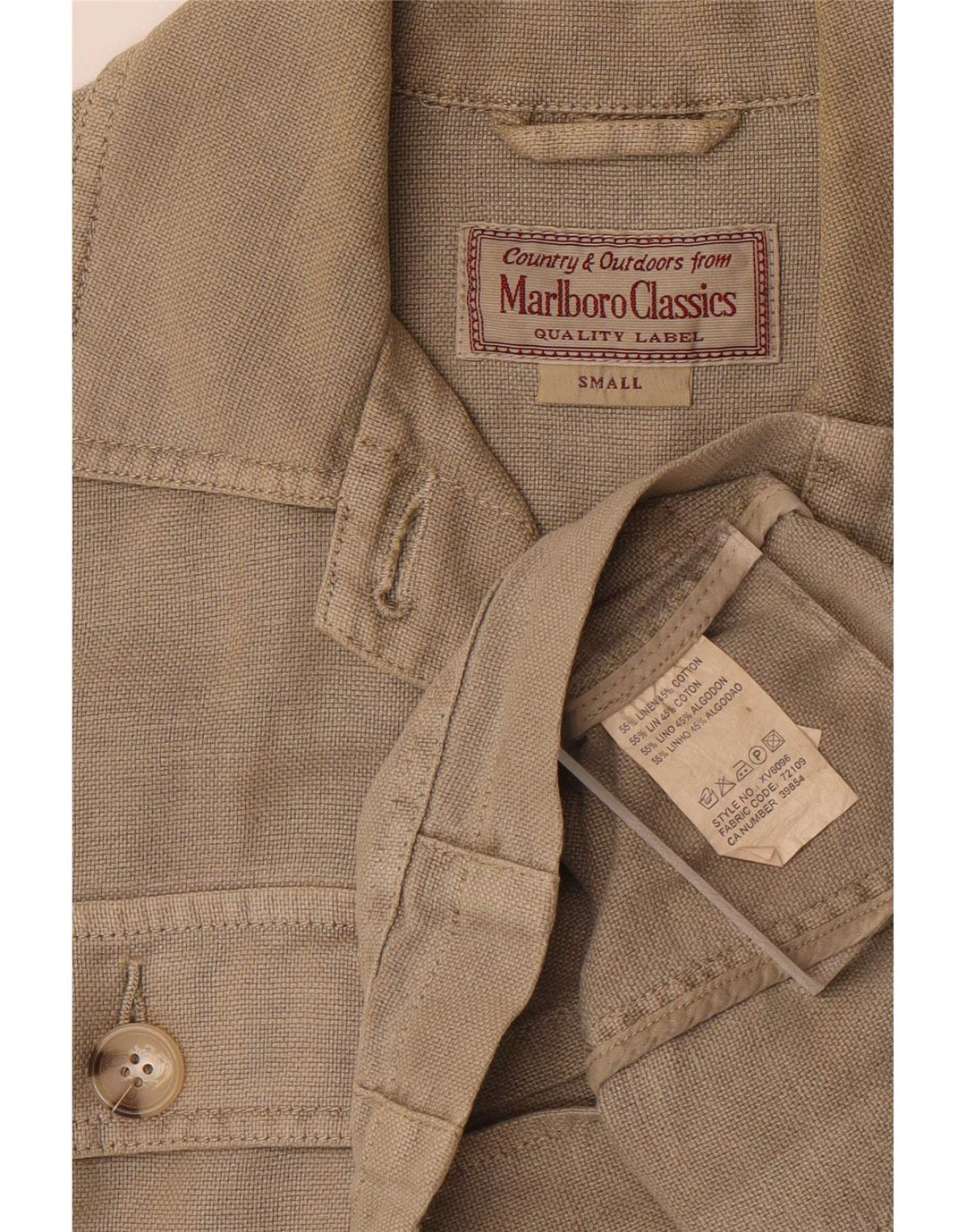 Marlboro Classics Veste utilitaire pour femme UK 10 Petit lin gris