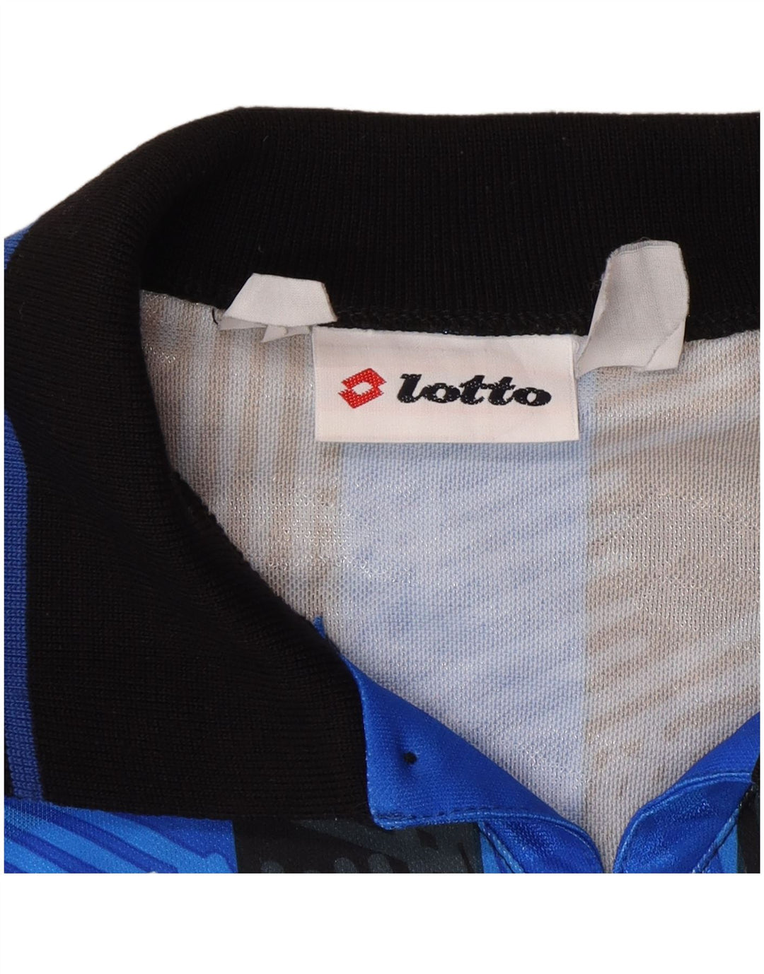LOTTO Atalanta 1991-1993 Maillot Domicile Homme Bleu Moyen Rayé Sports