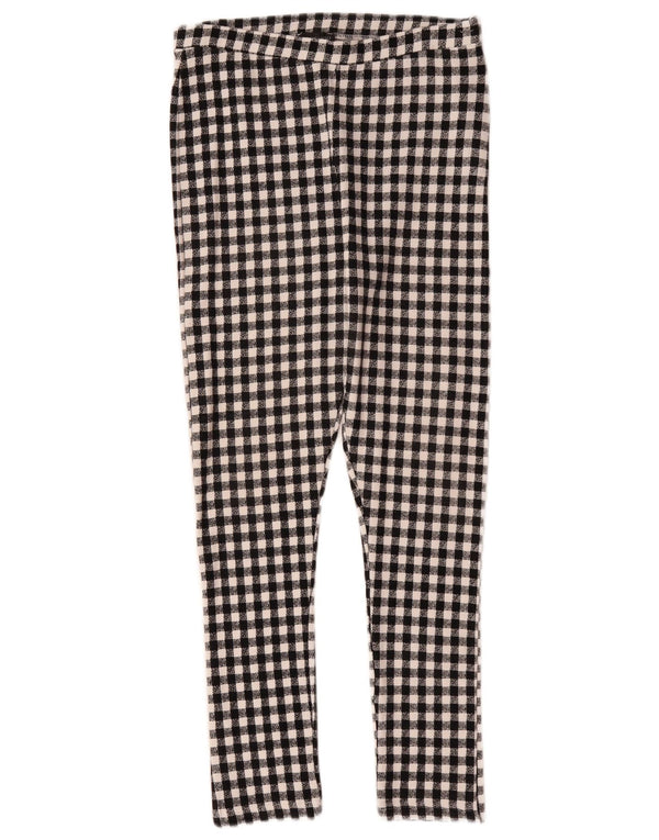 Topshop Pantalon décontracté slim pour femme UK 12 Medium W28 L26 Vichy noir