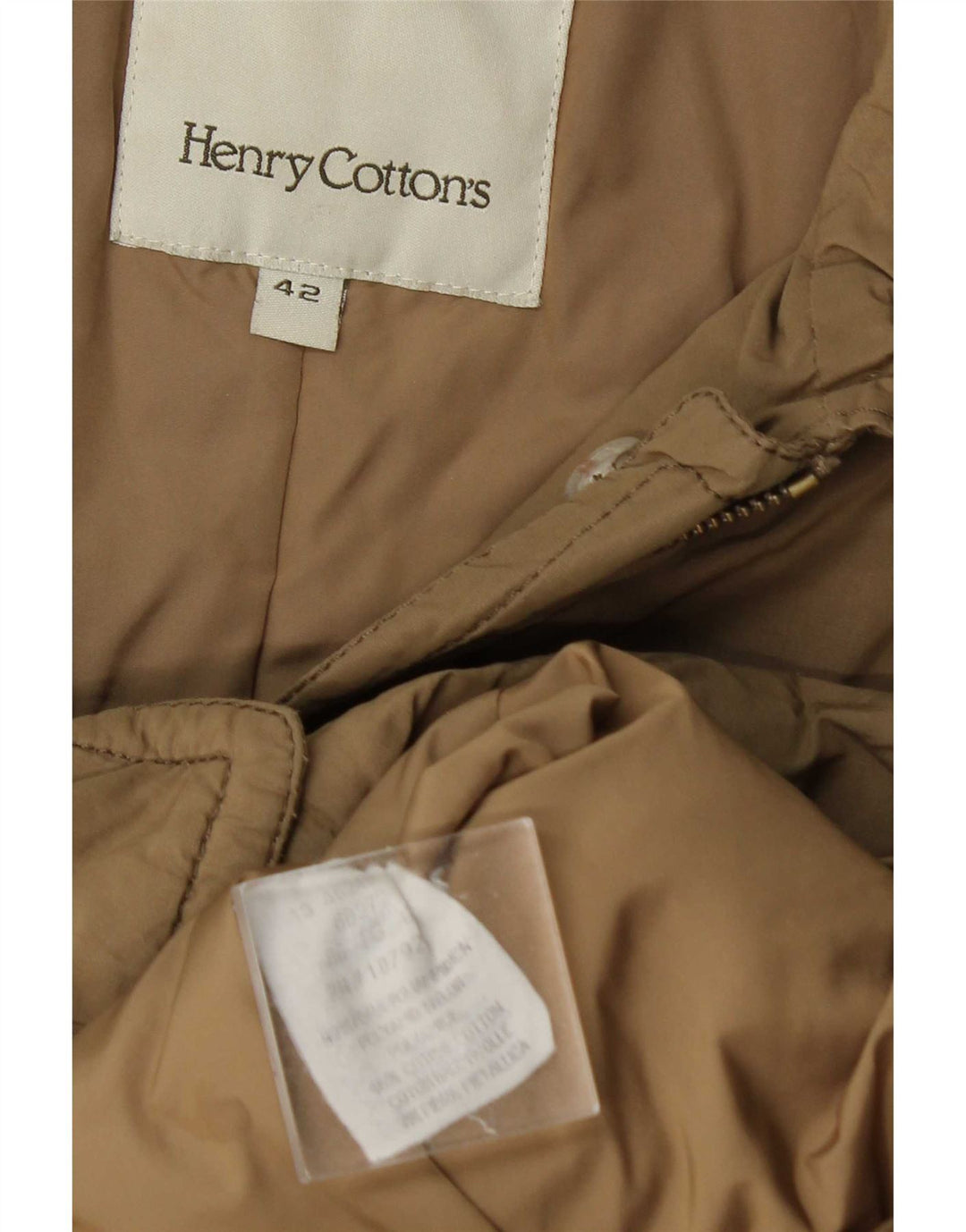 Henry Cottons Veste utilitaire ceinturée pour femme IT 42 Kaki moyen polyamide