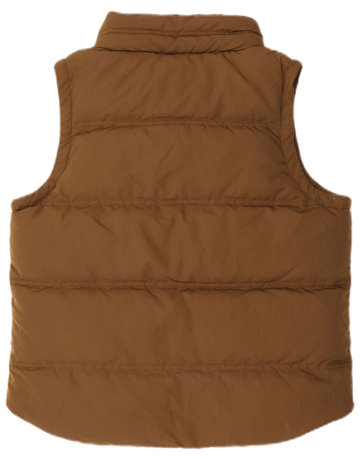 PEPE Jeans Gilet rembourré pour femme UK 16 Large Kaki Polyester