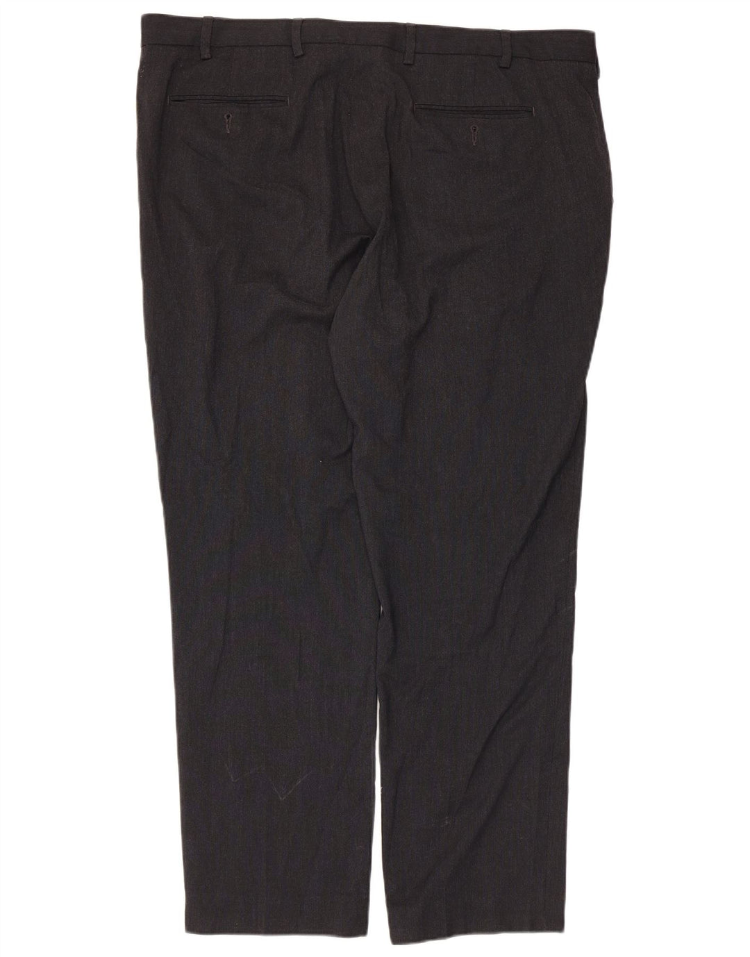 Marks & Spencer Pantalon chino droit sur mesure pour homme W42 L30 Noir