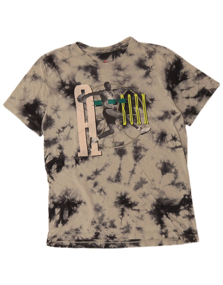Jordan T-Shirt Graphique Homme Bleu Moyen Tie Dye