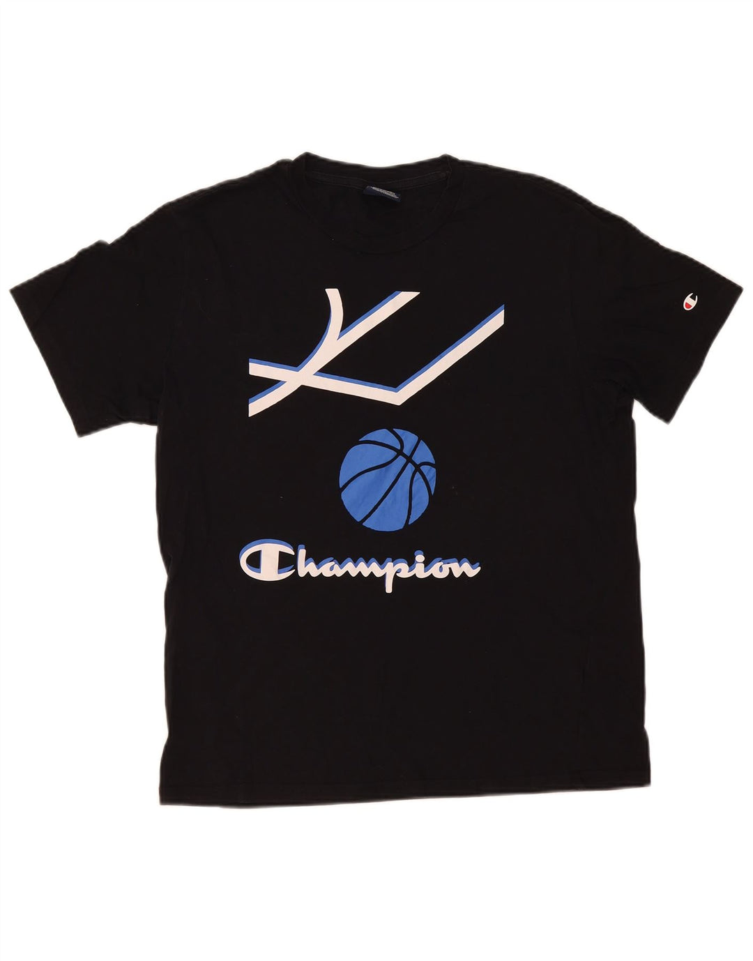 Champion T-Shirt Graphique Homme Noir Moyen