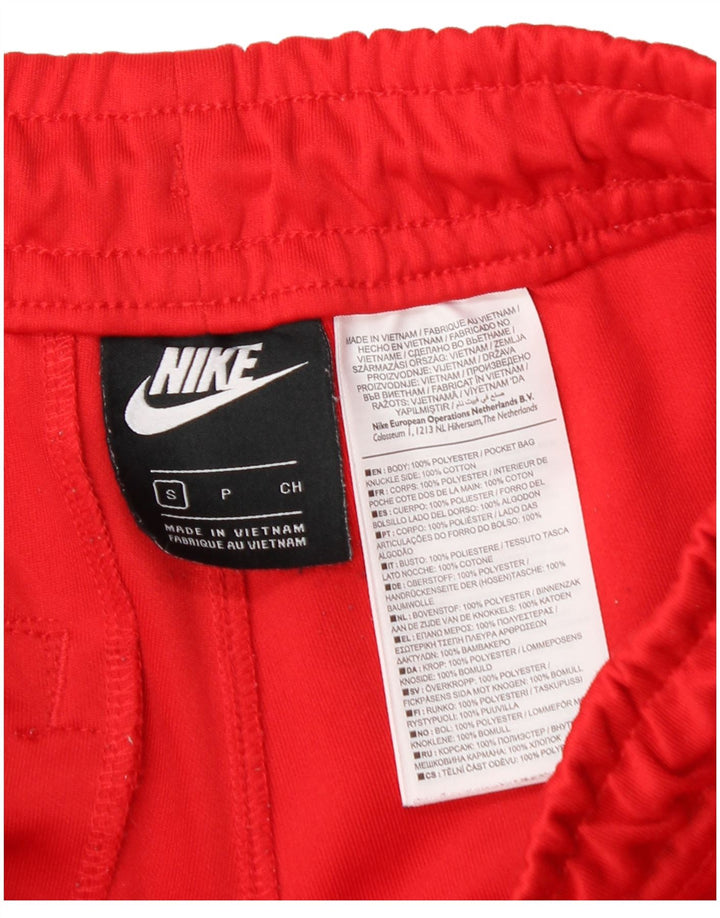 Nike Pantalon de survêtement pour homme Pantalon de jogging Petit Rouge Colorblock Polyester