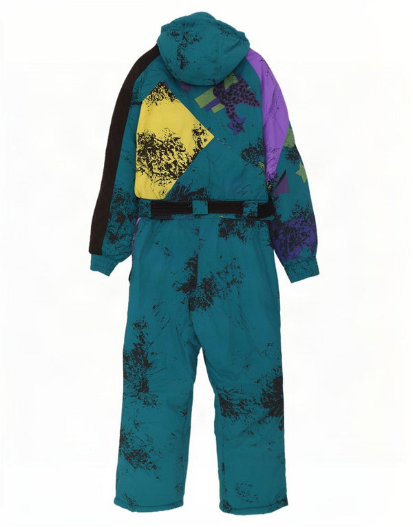combinaison de ski homme vintage IT 50 Medium Blue Tie Dye Polyamide