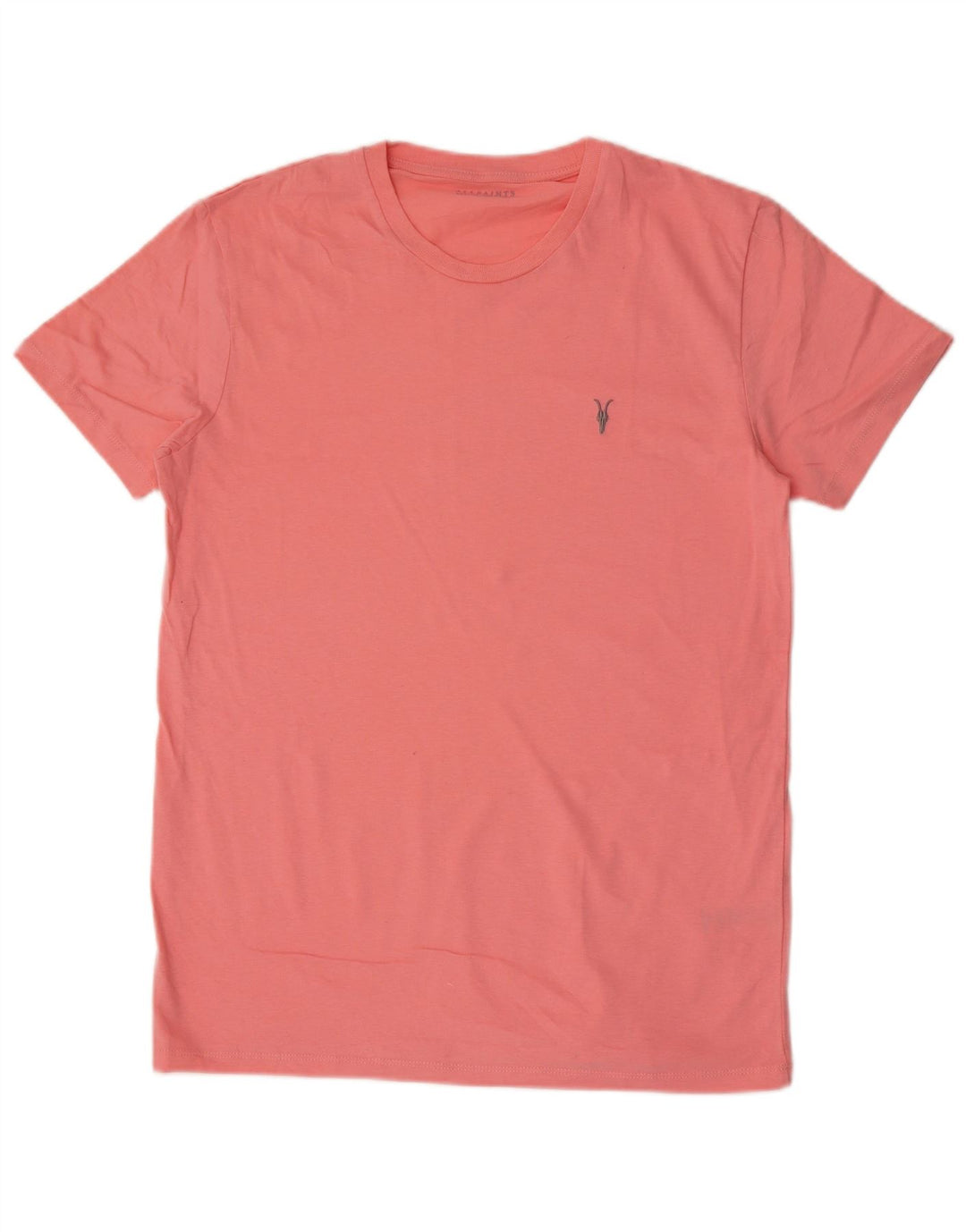 All Saints T-Shirt Homme Rose Moyen Coton