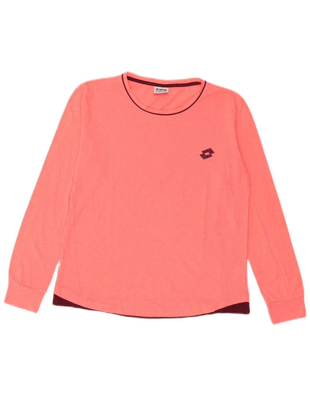 Lotto Haut Femme Manches Longues UK 44 Grand Rose Polyester