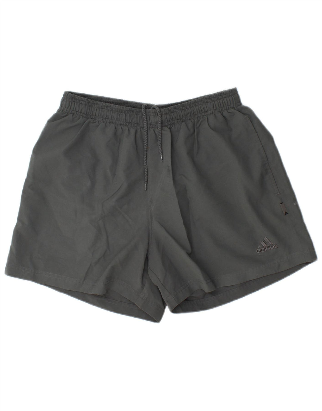 ADIDAS Short de sport pour hommes, grand, gris, polyester