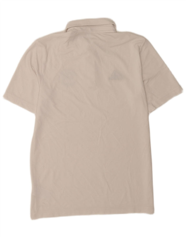 Adidas Homme Aeroready Polo Petit Blanc Polyester
