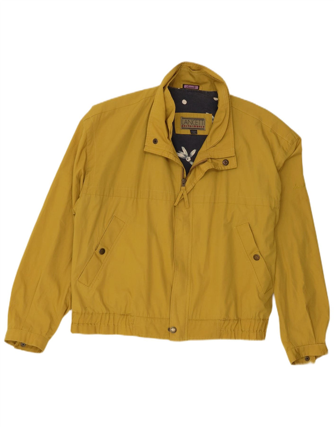 Lancetti Veste Bomber Homme IT 52 XL Jaune