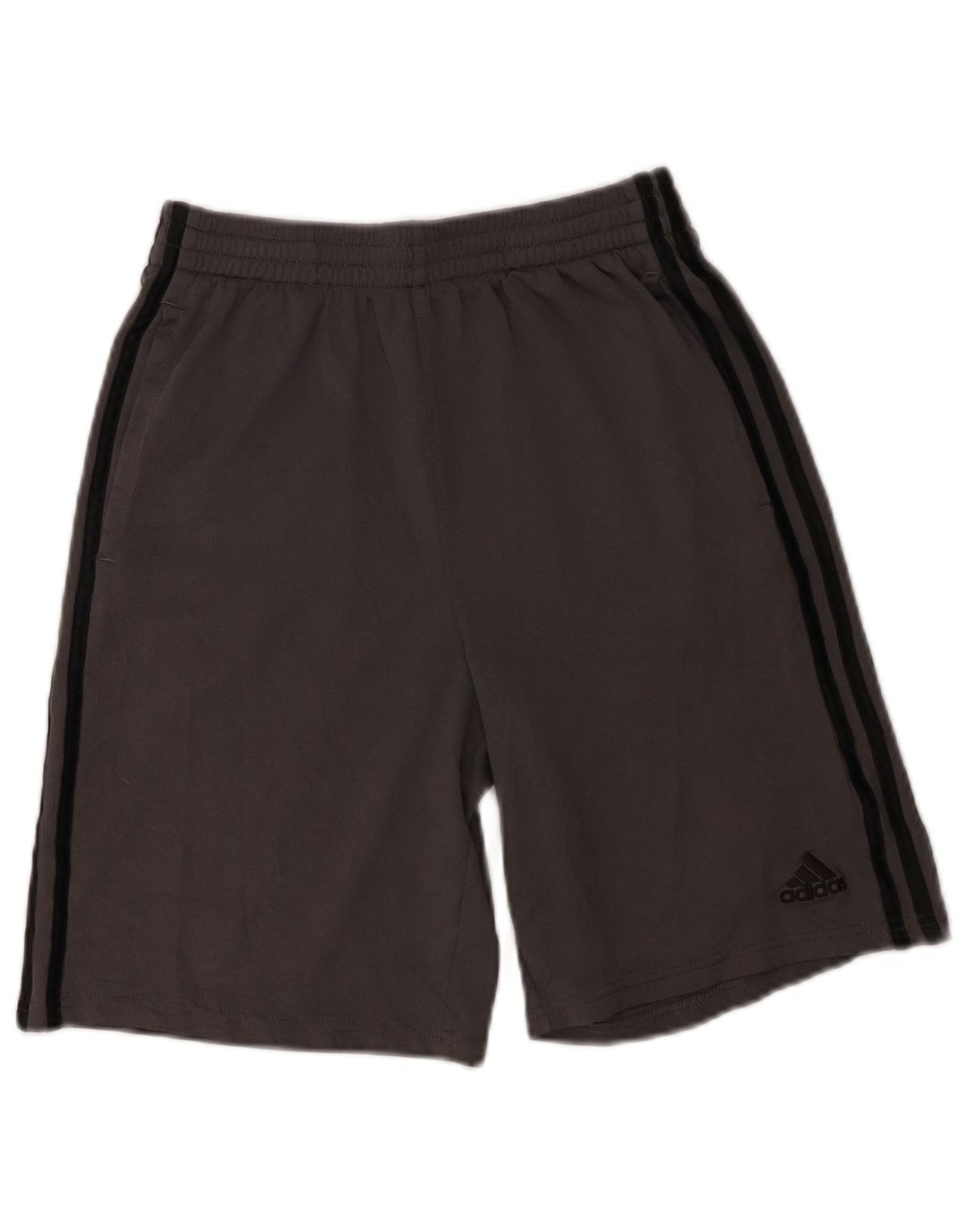 Adidas Short de Sport Garçon 14-15 Ans Grand Gris Polyester