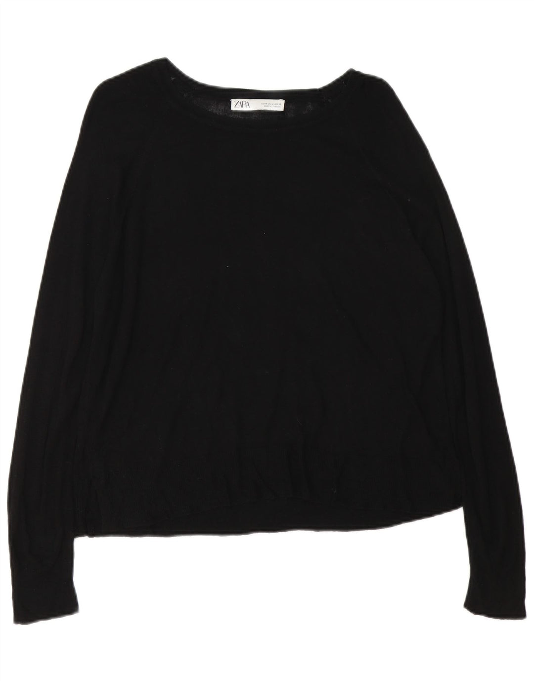 Zara Pull col bateau pour femme UK 14 Noir moyen