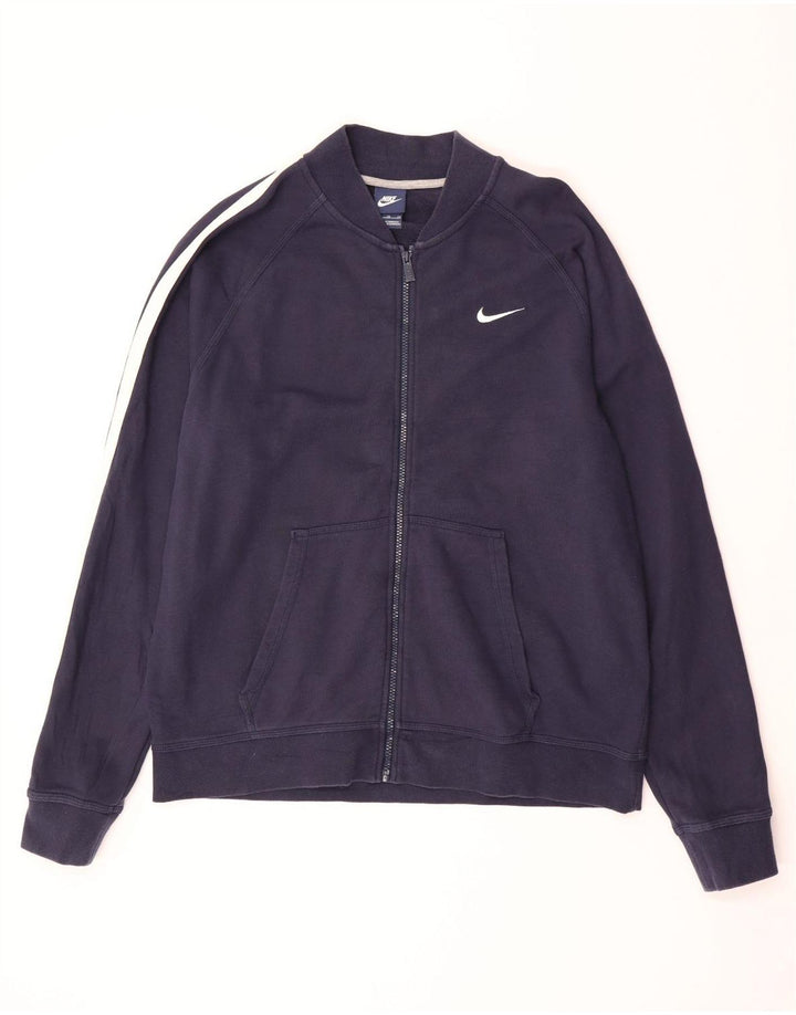 Nike Veste de survêtement pour homme XL en coton bleu marine